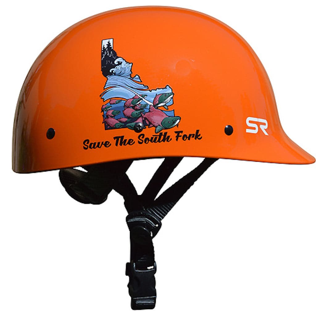 Featuring the Super Scrappy Helmet helmet manufactured by Shred Ready shown here from an eighth angle.