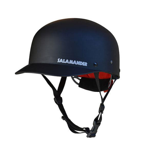Featuring the Da Schist helmet manufactured by Salamander shown here from one angle.