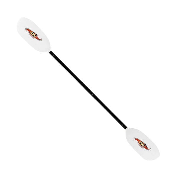 Featuring the Shred 4-Piece Paddle breakdown paddle, carbon fiber whitewater paddle, entry level whitewater paddle, fiberglass whitewater paddle, hand paddle, ik paddle, pack raft paddle, travel paddle manufactured by AquaBound shown here from a fourth angle.