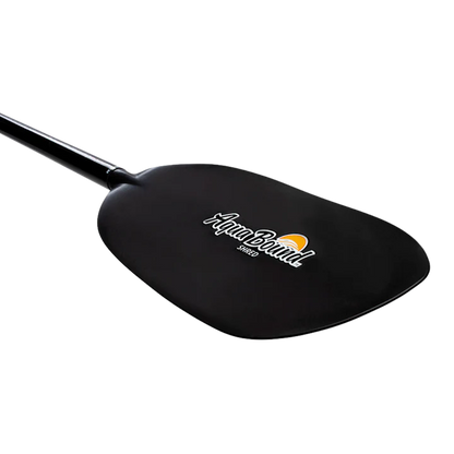 Featuring the Shred Kayak Paddle carbon fiber whitewater paddle, entry level whitewater paddle, fiberglass whitewater paddle manufactured by AquaBound shown here from a ninth angle.