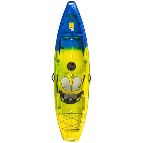 A economical yellow Jackson Kayak Staxx 10'8.