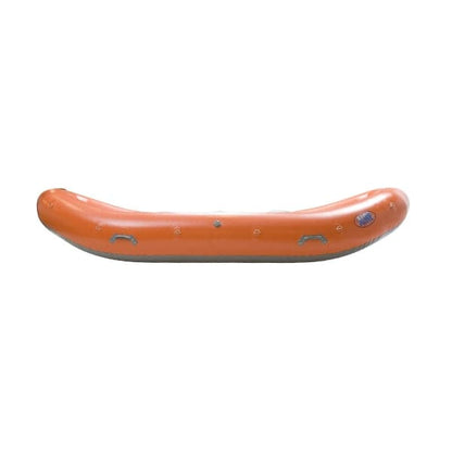 Featuring the Super Duper Puma 14 fishing raft, raft manufactured by AIRE shown here from a third angle.
