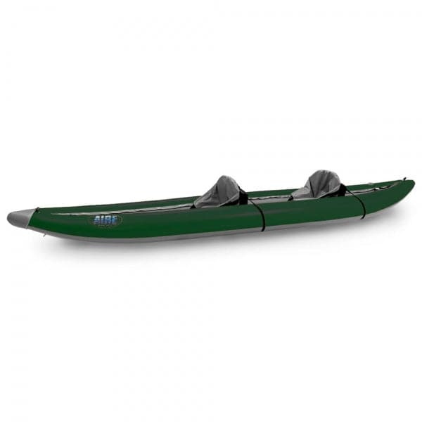 Featuring the Super Lynx Inflatable Kayak ducky, inflatable kayak manufactured by AIRE shown here from a seventh angle.