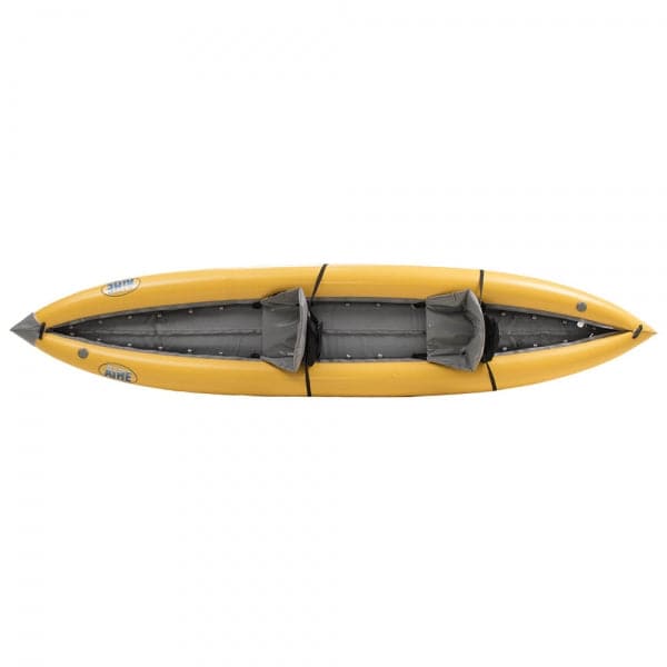 Featuring the Super Lynx Inflatable Kayak ducky, inflatable kayak manufactured by AIRE shown here from a second angle.