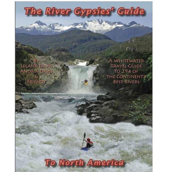 Featuring the River Gypsies Guide to America gift for kayaker, gift for rafter, guide book manufactured by 4CRS shown here from one angle.