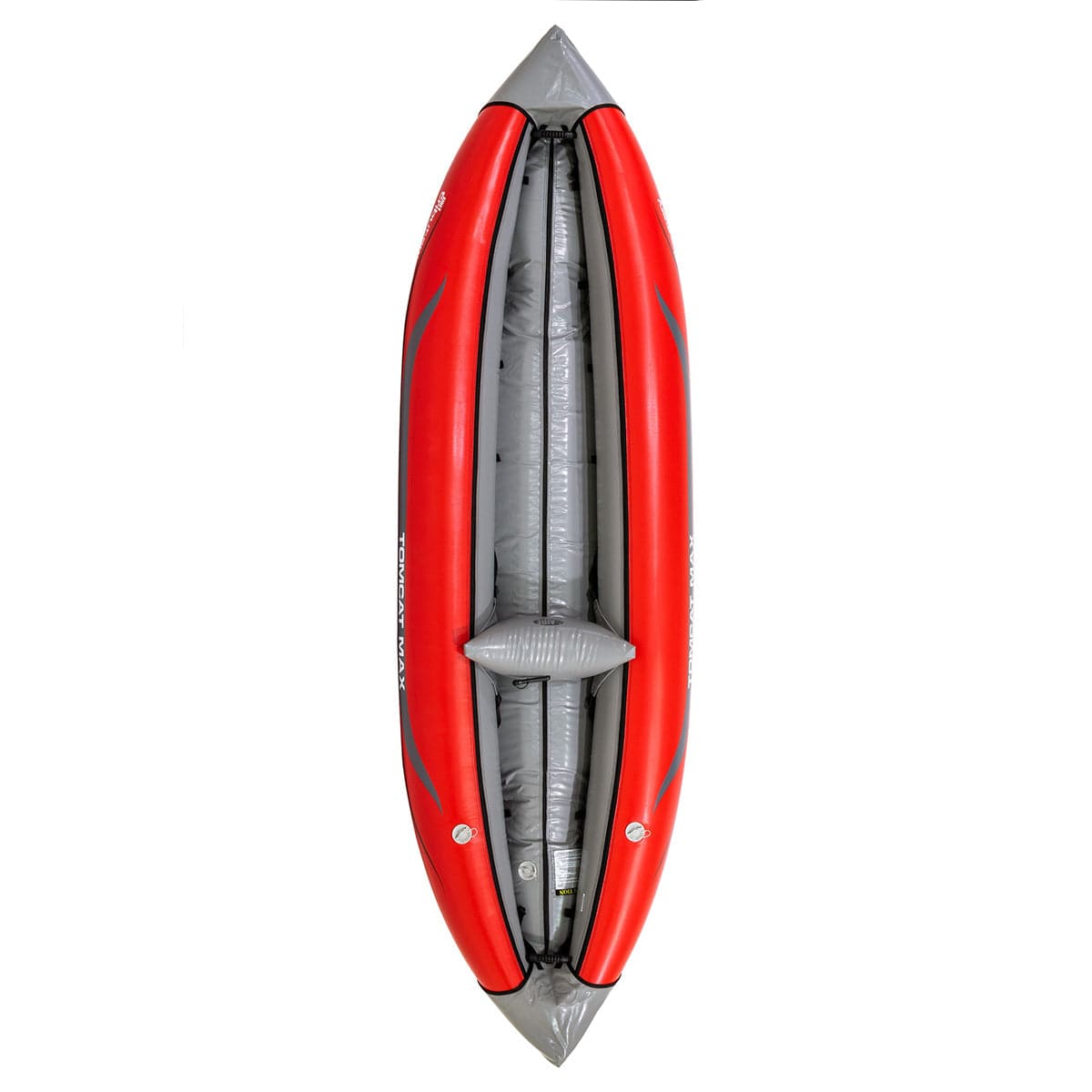 Featuring the Tributary Tomcat Max ducky, inflatable kayak manufactured by AIRE shown here from a second angle.