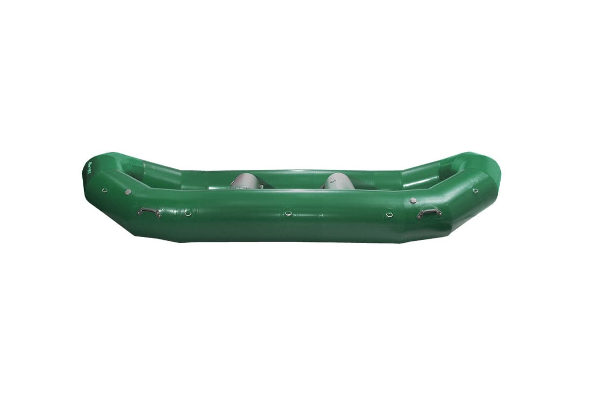 Featuring the Tributary HD 16 Self Bailing Raft raft manufactured by AIRE shown here from a second angle.