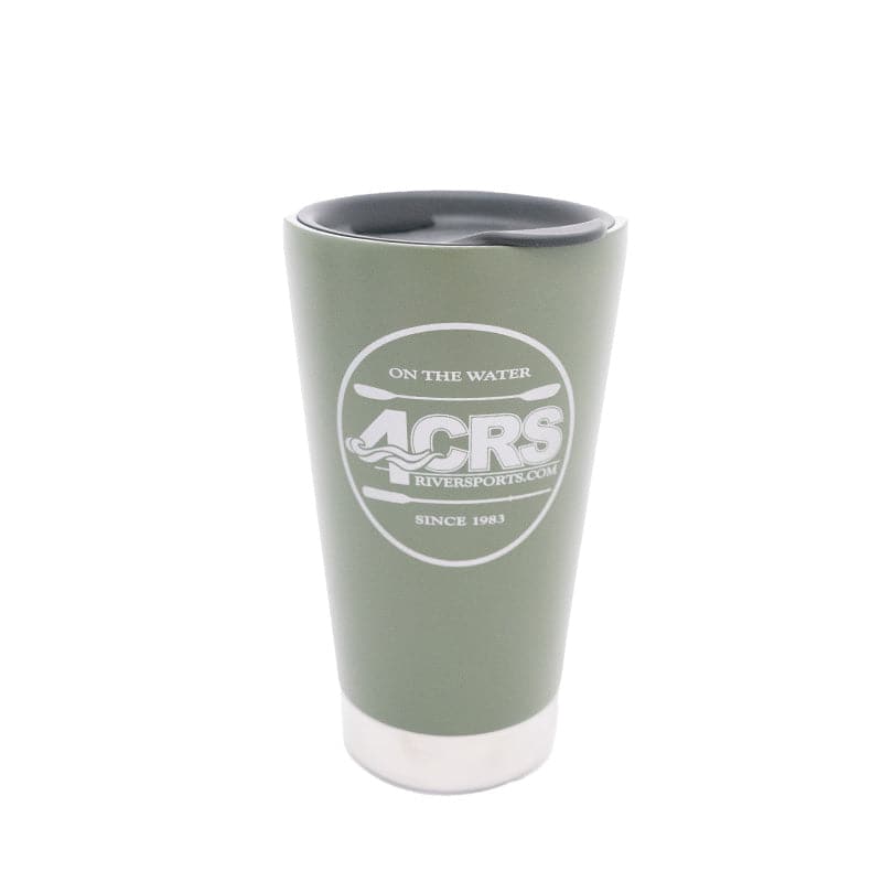 Featuring the 4CRS Tumbler 16oz 4crs logo wear, dishes manufactured by Klean Kanteen shown here from a third angle.