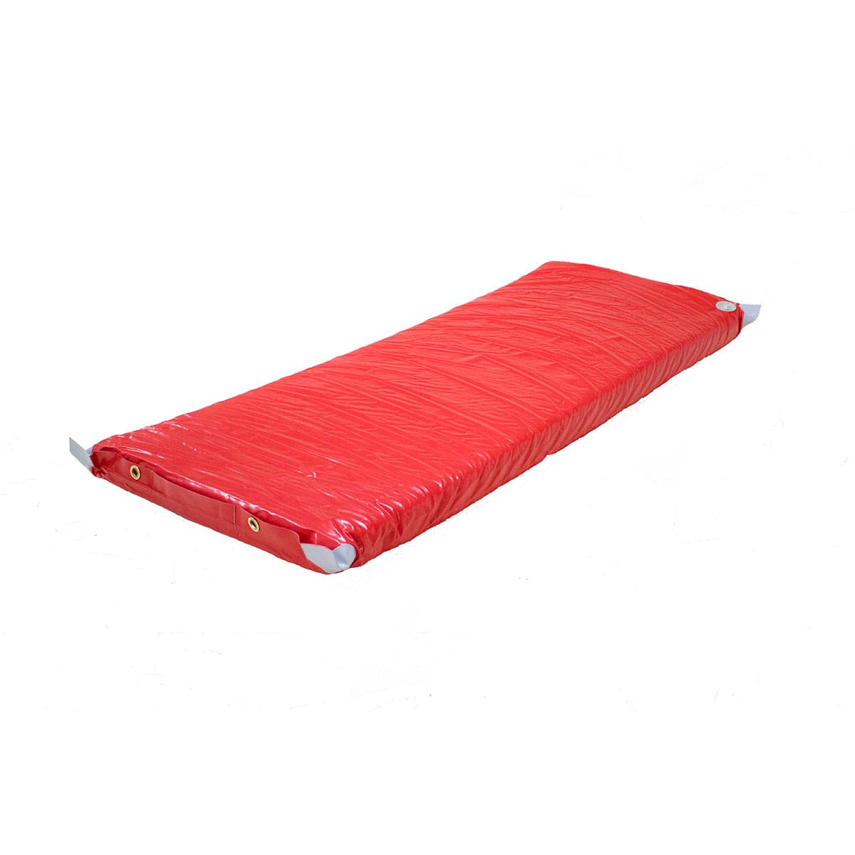 Featuring the Landing Pad Ultra paco pad, sleep pad manufactured by AIRE shown here from one angle.