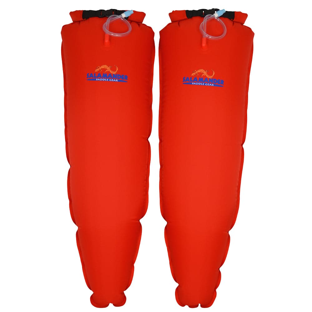 Featuring the UltraNighter Kayak Stow Float dry bag, kayak flotation, kayak outfitting manufactured by Salamander shown here from one angle.
