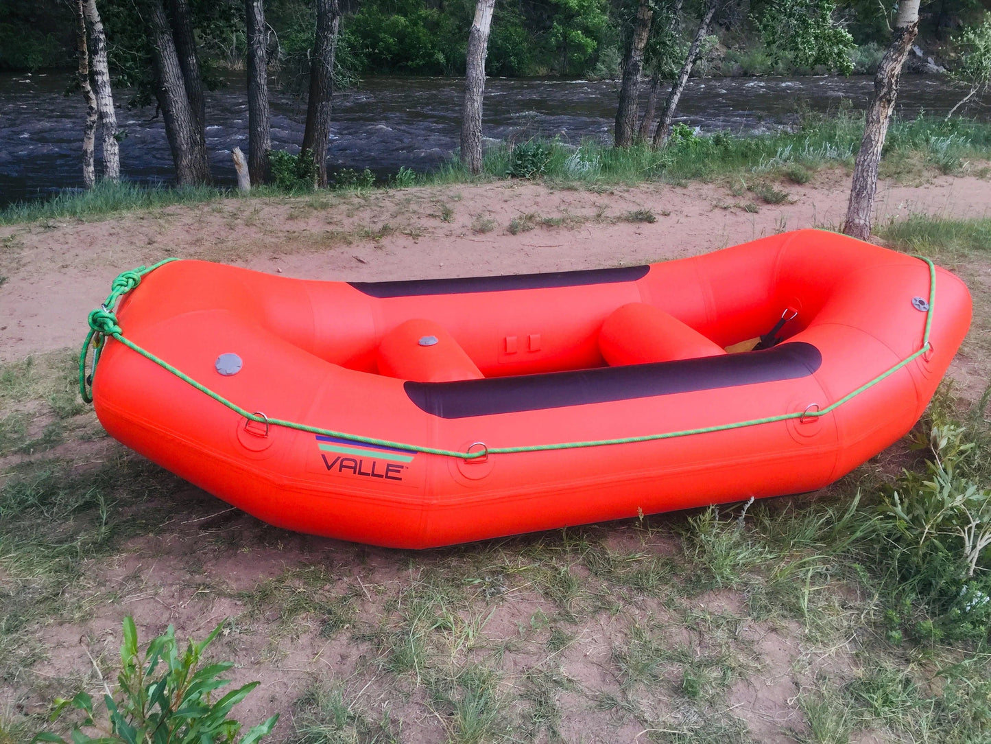 Featuring the Taquito 9' Raft raft manufactured by Valle shown here from one angle.