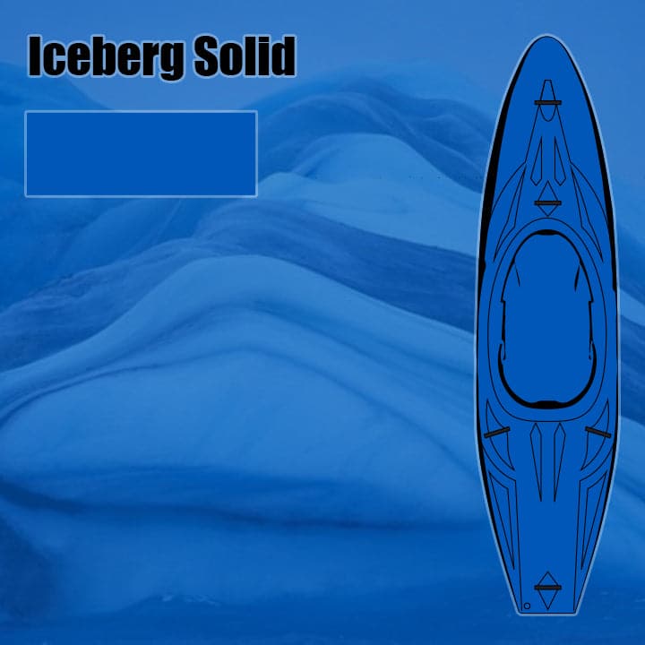 Featuring the Flux creek boat, new, pre-order, river runner kayak manufactured by Verus shown here from a third angle.