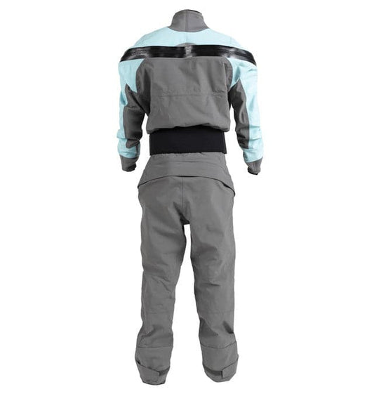 Featuring the Icon GORE-TEX Pro Drysuit - Women's women's dry wear manufactured by Kokatat shown here from a second angle.