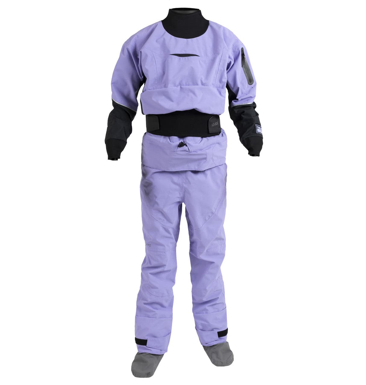 Featuring the Idol GORE-TEX Pro Drysuit - Women's women's dry wear manufactured by Kokatat shown here from a fifth angle.