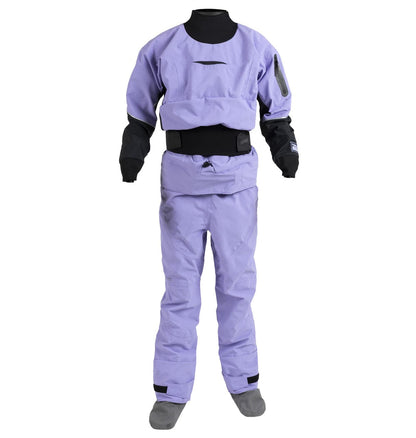 Featuring the Idol GORE-TEX Pro Drysuit - Women's women's dry wear manufactured by Kokatat shown here from a fifth angle.