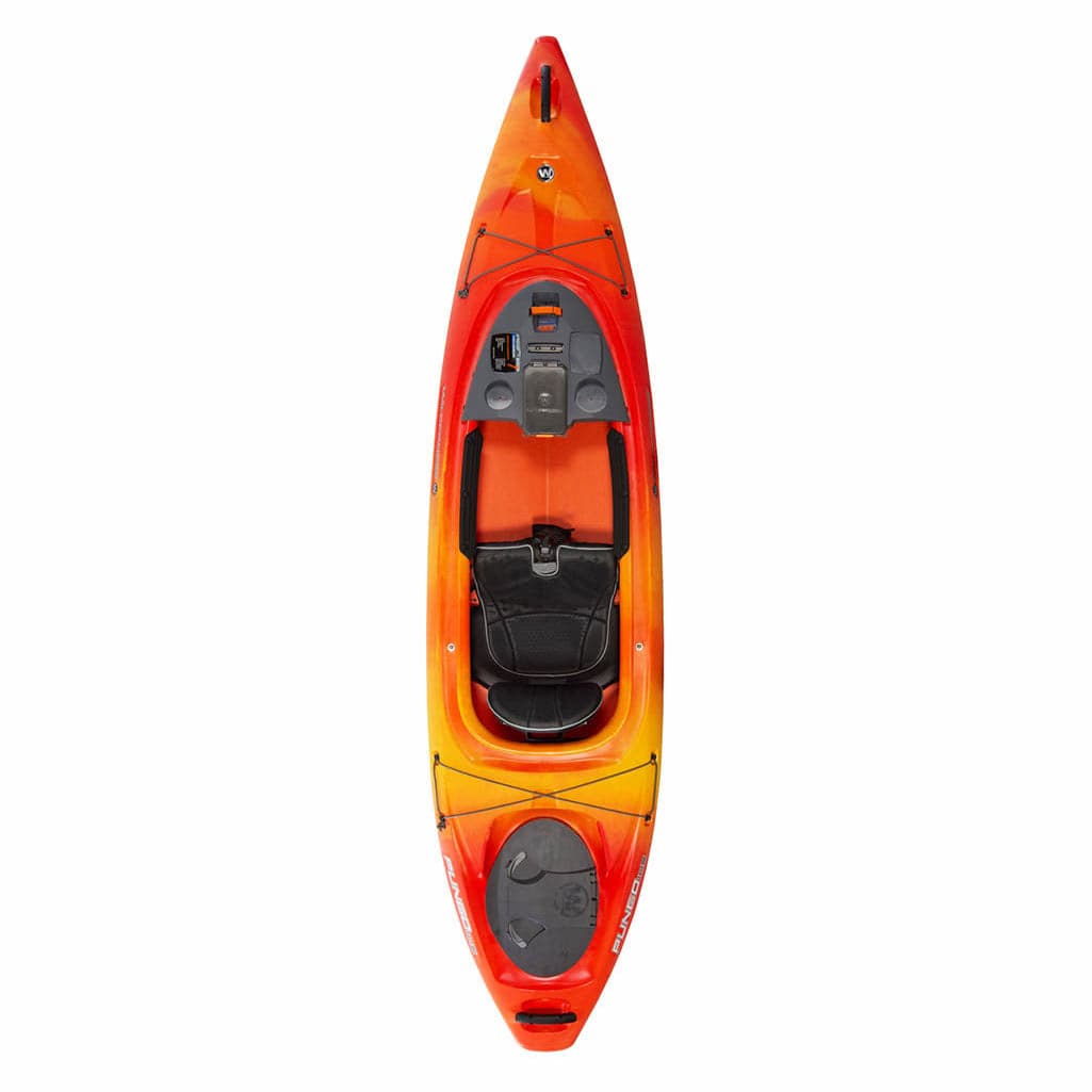 Featuring the Pungo 105, 120 & 125 fishing kayak, sit-inside rec / touring kayak manufactured by Wilderness Systems shown here from a second angle.