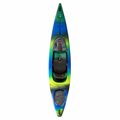 Featuring the Pungo 105, 120 & 125 fishing kayak, sit-inside rec / touring kayak manufactured by Wilderness Systems shown here from a twelfth angle.