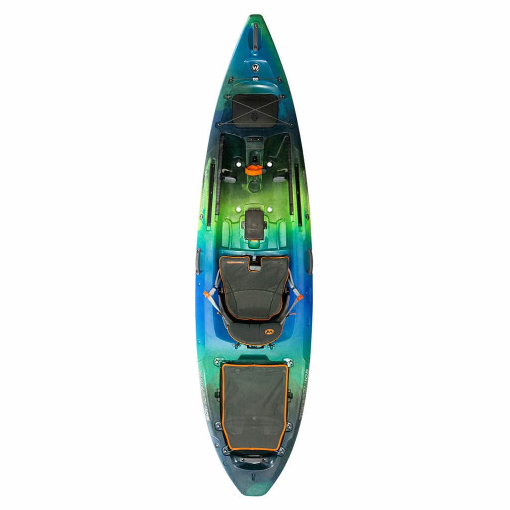 Featuring the Tarpon 105 & 120 fishing kayak, sit-on-top rec / touring kayak manufactured by Wilderness Systems shown here from a sixth angle.
