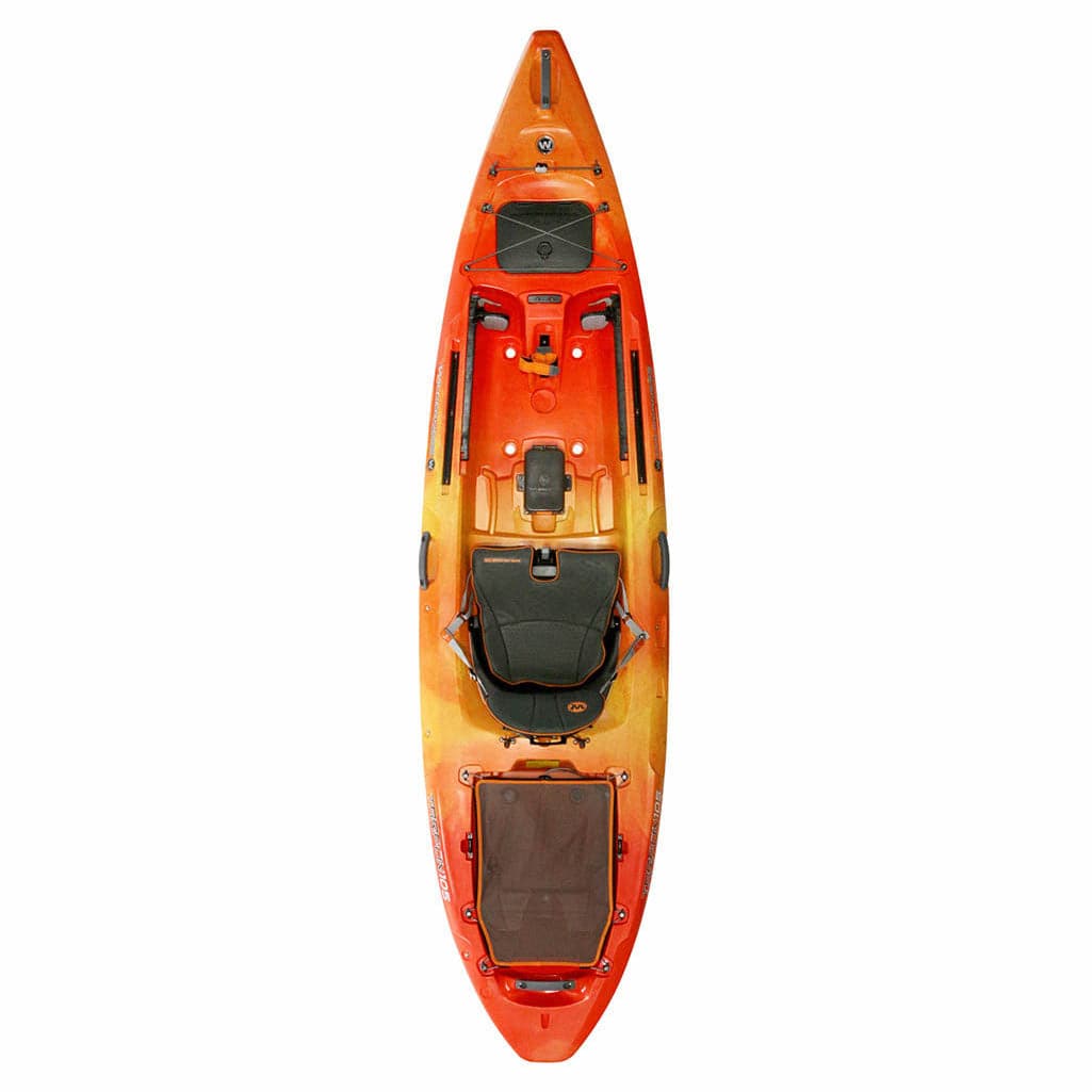 Featuring the Tarpon 105 & 120 fishing kayak, sit-on-top rec / touring kayak manufactured by Wilderness Systems shown here from a seventh angle.