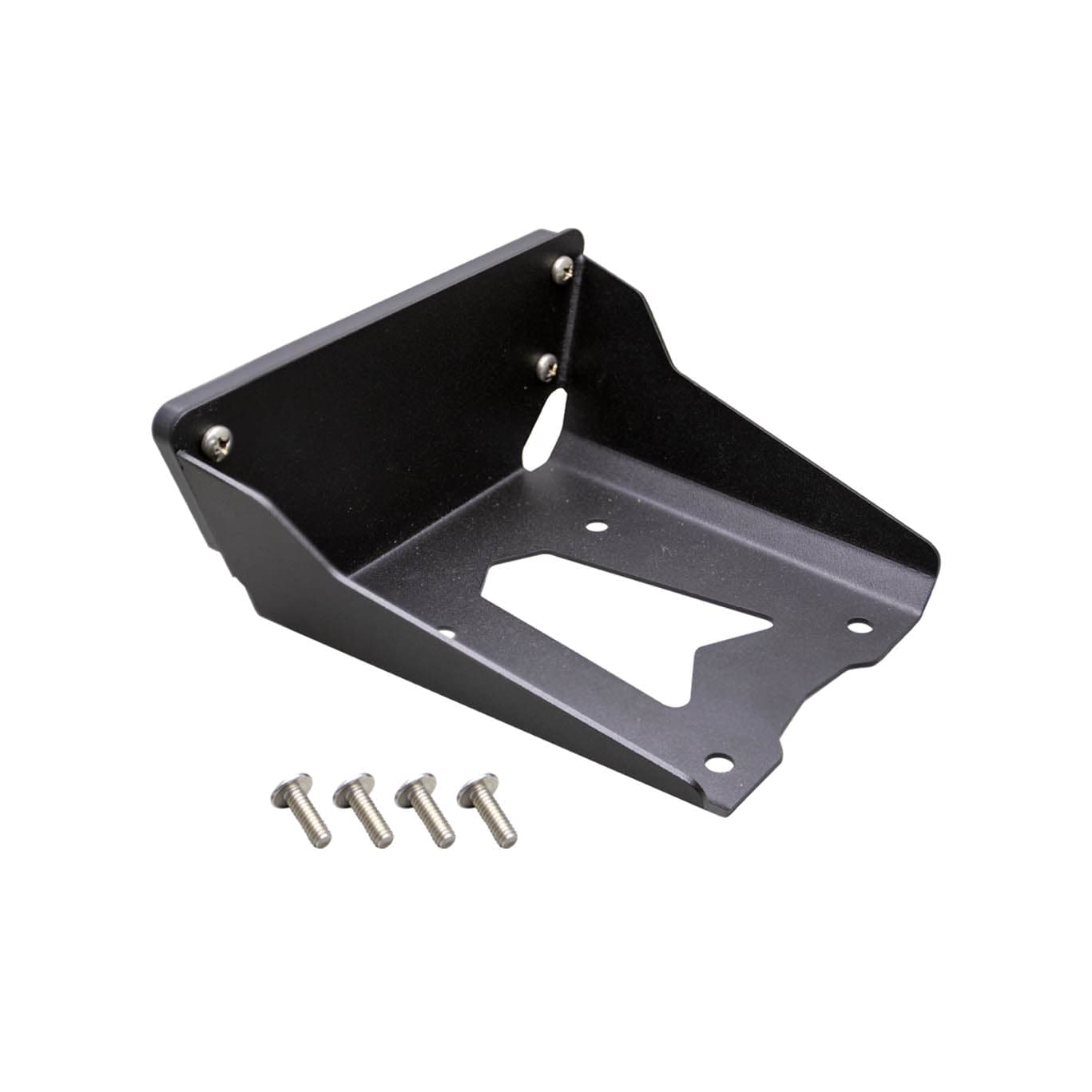 Featuring the Universal Kayak Motor Mount  manufactured by Wilderness Systems shown here from one angle.