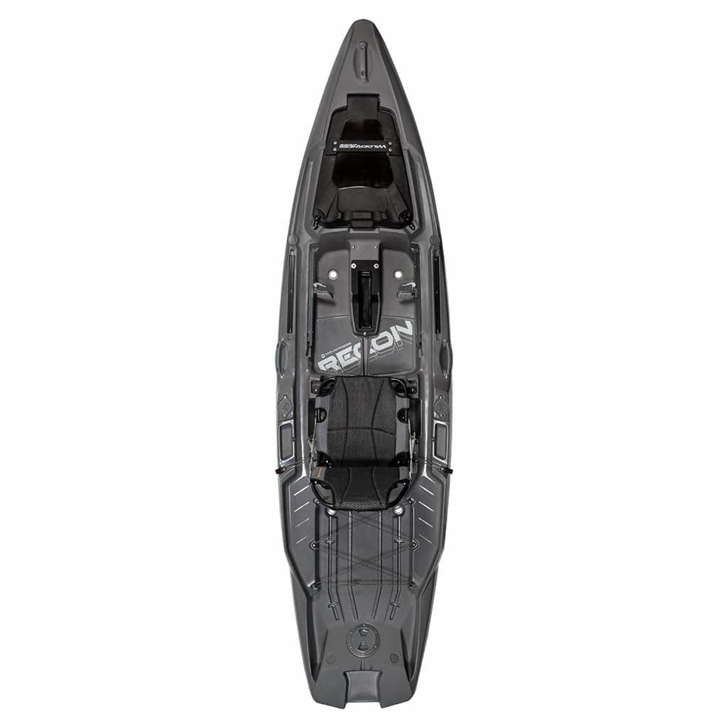 Featuring the Recon 12 Fishing Kayak  manufactured by Wilderness Systems shown here from a fifth angle.