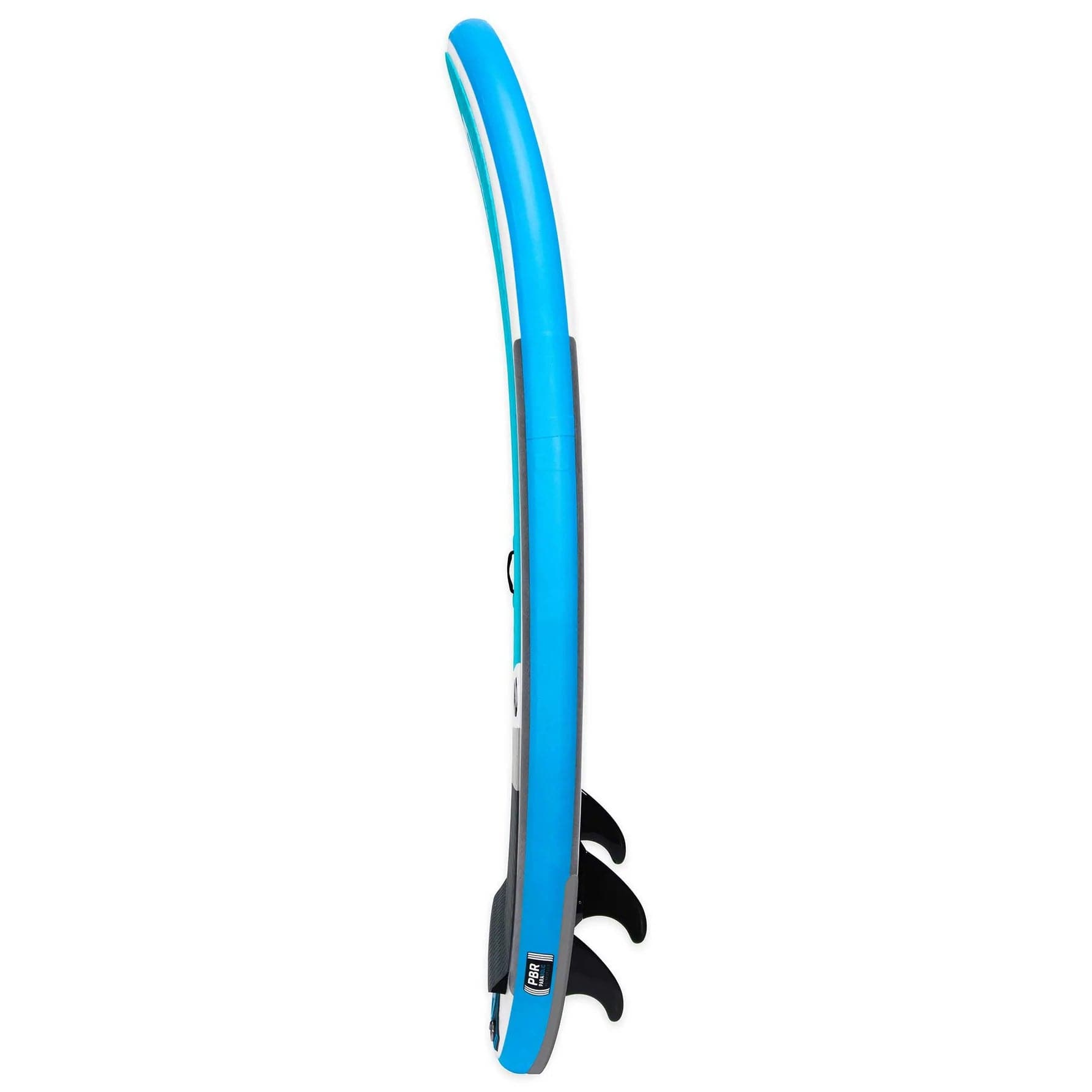 Featuring the Wavo Wiki beginner sup, river surfing, whitewater sup manufactured by Badfish shown here from a second angle.