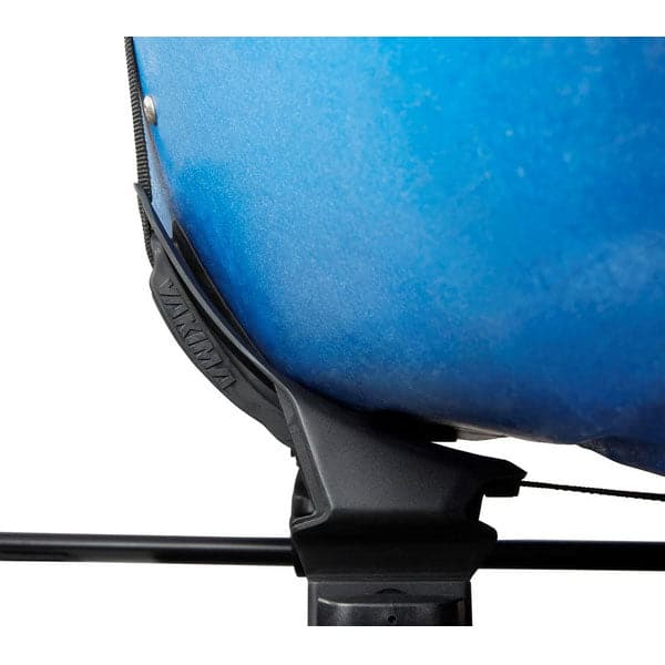 Featuring the Deckhand Kayak Saddles bike mount, fishing accessory, rec kayak accessory, snow mount, tour kayak accessory, transport, water mount manufactured by Yakima shown here from a fourth angle.