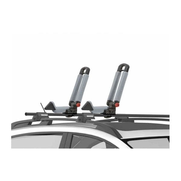 Featuring the BowDown bike mount, rec kayak accessory, snow mount, tour kayak accessory, transport, water mount manufactured by Yakima shown here from a third angle.