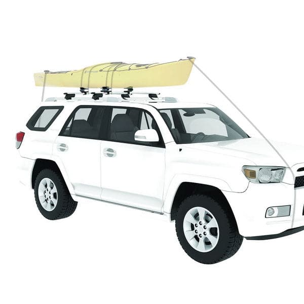 Featuring the Evenkeel transport, water mount manufactured by Yakima shown here from a fourth angle.