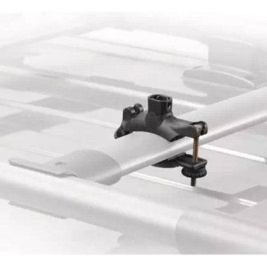 Featuring the Universal Mighty Mounts bike mount, snow mount, water mount manufactured by Yakima shown here from a second angle.