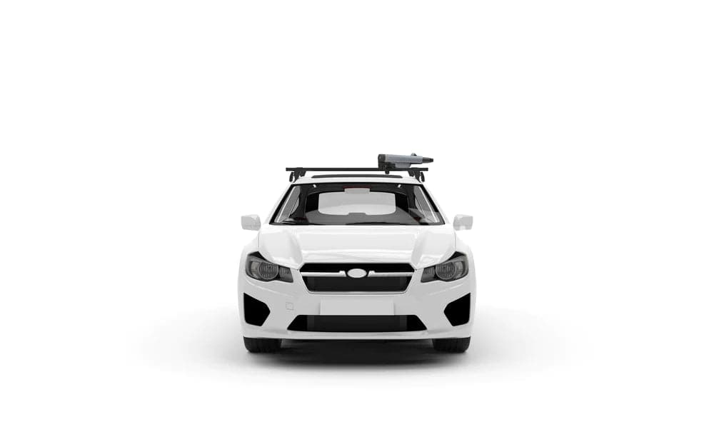 Featuring the BowDown bike mount, rec kayak accessory, snow mount, tour kayak accessory, transport, water mount manufactured by Yakima shown here from a fourth angle.