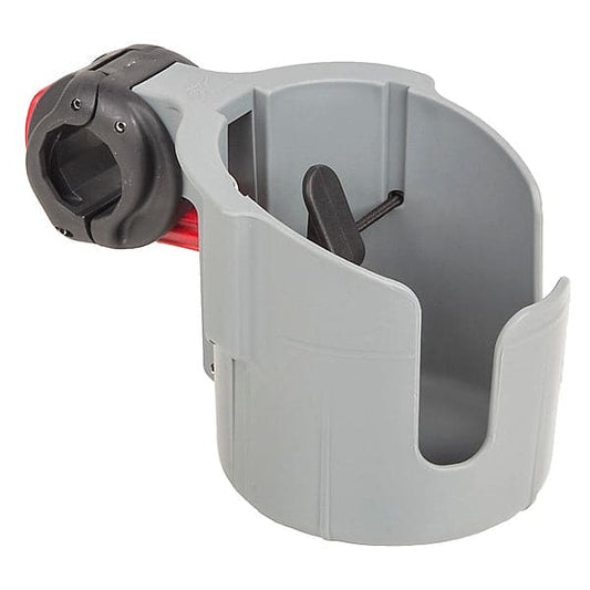 Featuring the H-Rail Cup Holder hobie accessory manufactured by Hobie shown here from one angle.