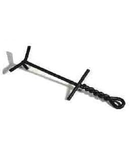 Lodge Camp Dutch Oven Lid Lifter. Black 9 mm Bar Stock for Lifting