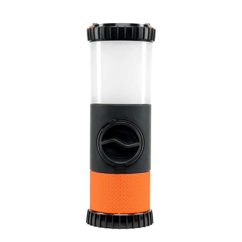 Featuring the EcoLantern electronic, speaker manufactured by EcoXGear shown here from a third angle.