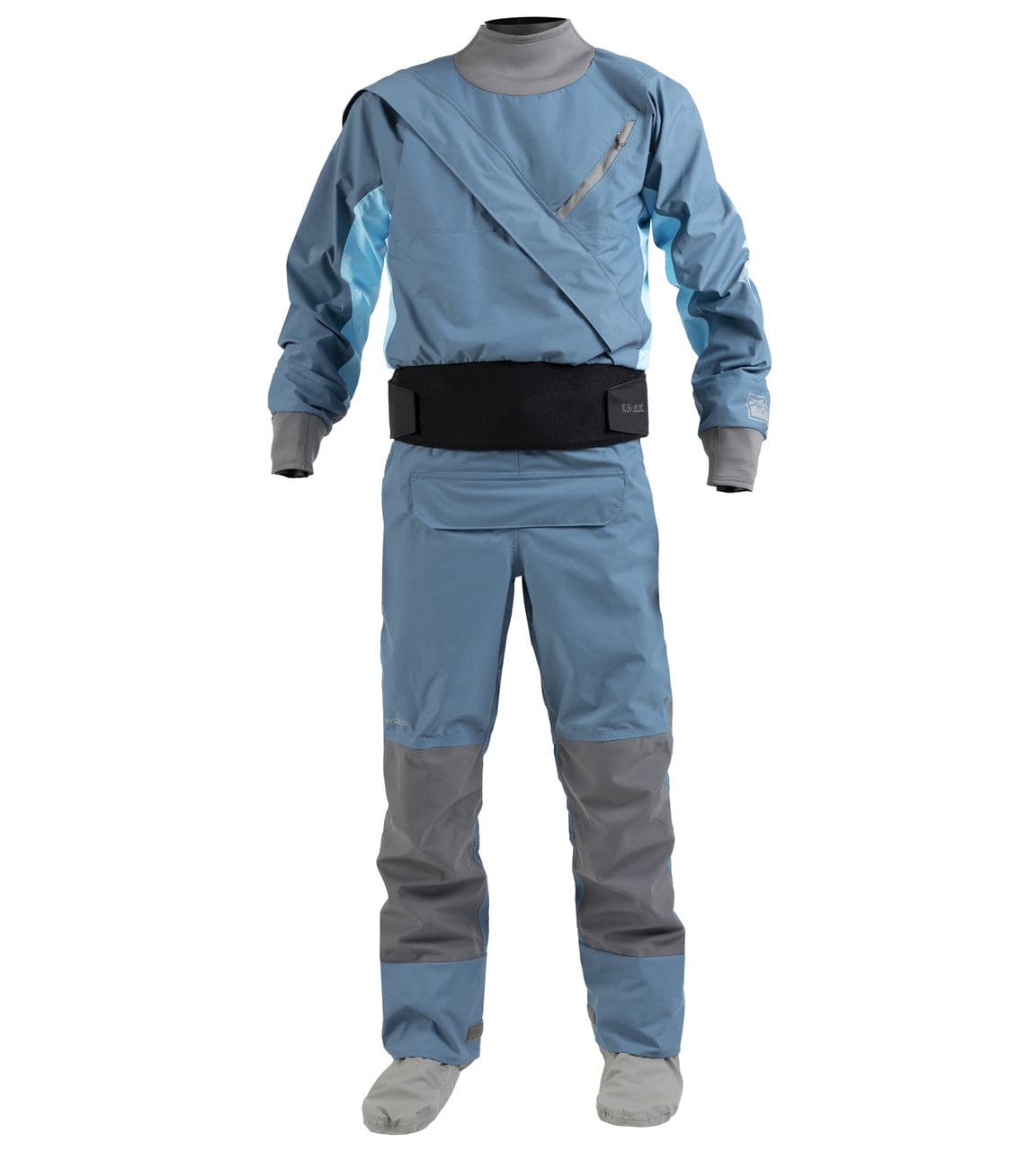 Featuring the Hydrus 3.0 Meridian Drysuit men's dry wear manufactured by Kokatat shown here from one angle.