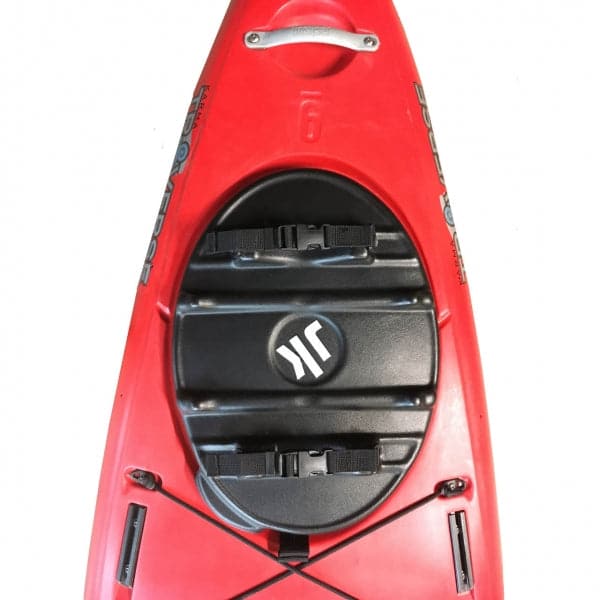 Featuring the Hard Hat Hatch Cover kayak flotation, kayak outfitting manufactured by Jackson Kayak shown here from a second angle.