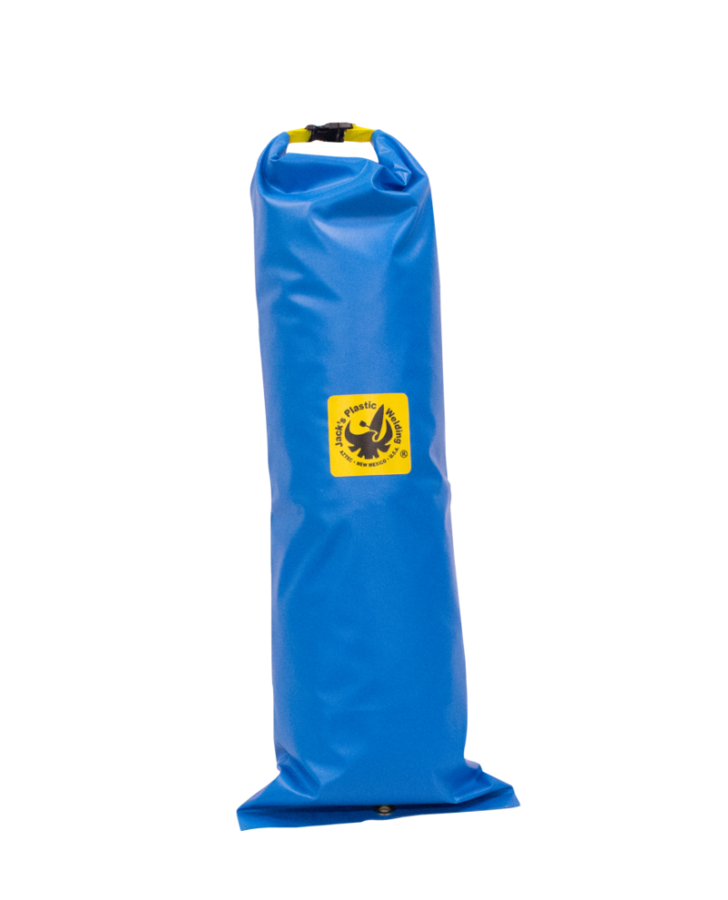 Featuring the Tent Stow dry bag manufactured by Jacks Plastic shown here from one angle.