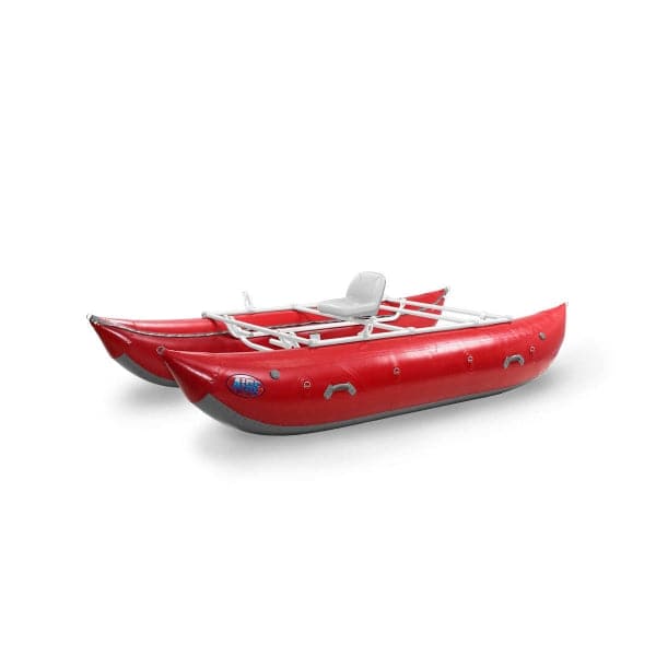 Featuring the Lion Cataraft cataraft manufactured by AIRE shown here from one angle.