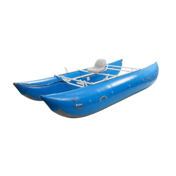 Featuring the Lion Cataraft cataraft manufactured by AIRE shown here from a third angle.