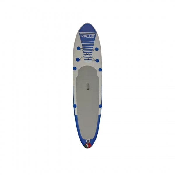 Featuring the Valle Monaco inflatable sup manufactured by Valle shown here from one angle.