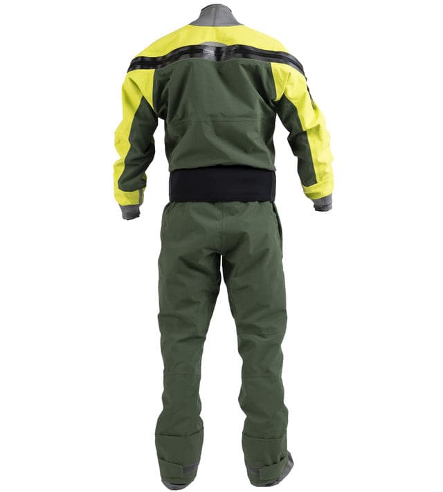 Featuring the Icon (GORE-TEX Pro) Drysuit men's dry wear manufactured by Kokatat shown here from a fourth angle.