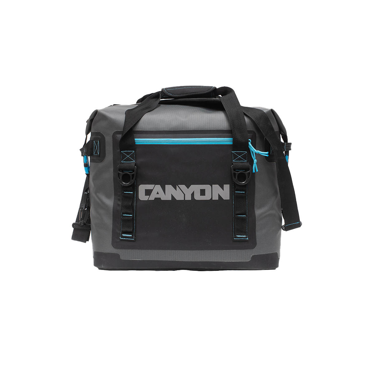 Featuring the Nomad Series Soft Cooler cooler manufactured by Canyon shown here from one angle.