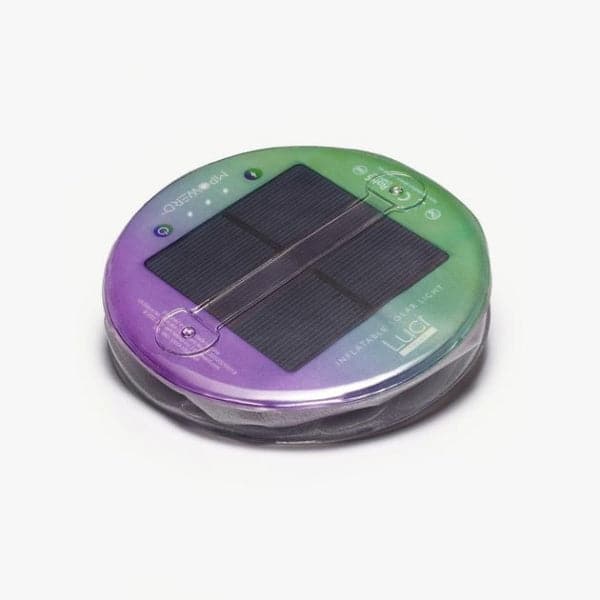 Featuring the Luci Color electronic, flashlight, gift for kayaker, gift for kid, gift for rafter, headlamp, speaker manufactured by MPowerd shown here from a second angle.