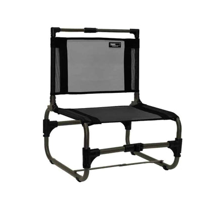 Featuring the Larry Chair camp chair, sup accessory manufactured by Travel Chair shown here from one angle.