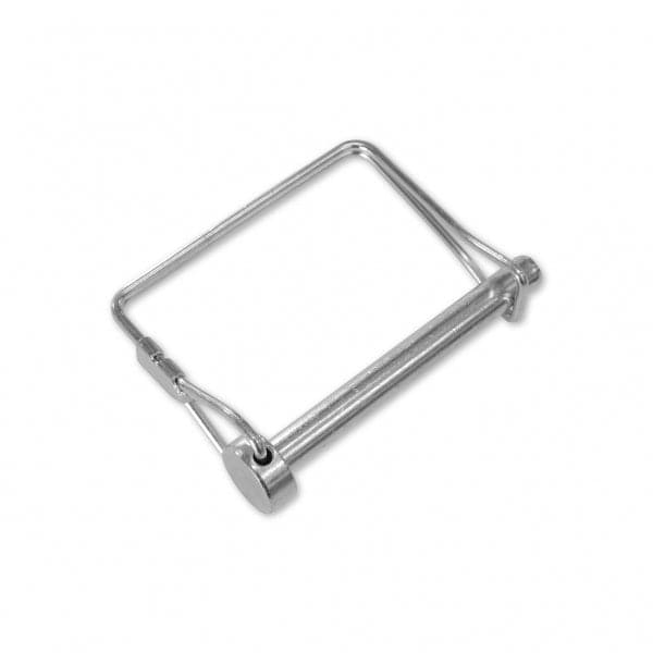The XD Snap Pin by Down River Equipment is a metal pin with a square handle and cylindrical design, offering excellent corrosion resistance, perfect for securing DRE XD frames.