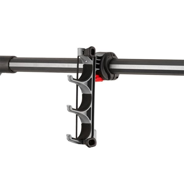 Featuring the Rod Rack for H-Rail hobie accessory manufactured by Hobie shown here from one angle.