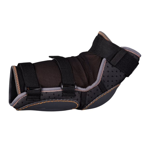 Featuring the WRSI Elbow Pads body armor manufactured by NRS shown here from a second angle.