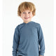 Featuring the Toddler Bamboo Shade Hoody kid's and babies, kid's thermal layering manufactured by Free Fly shown here from a sixth angle.