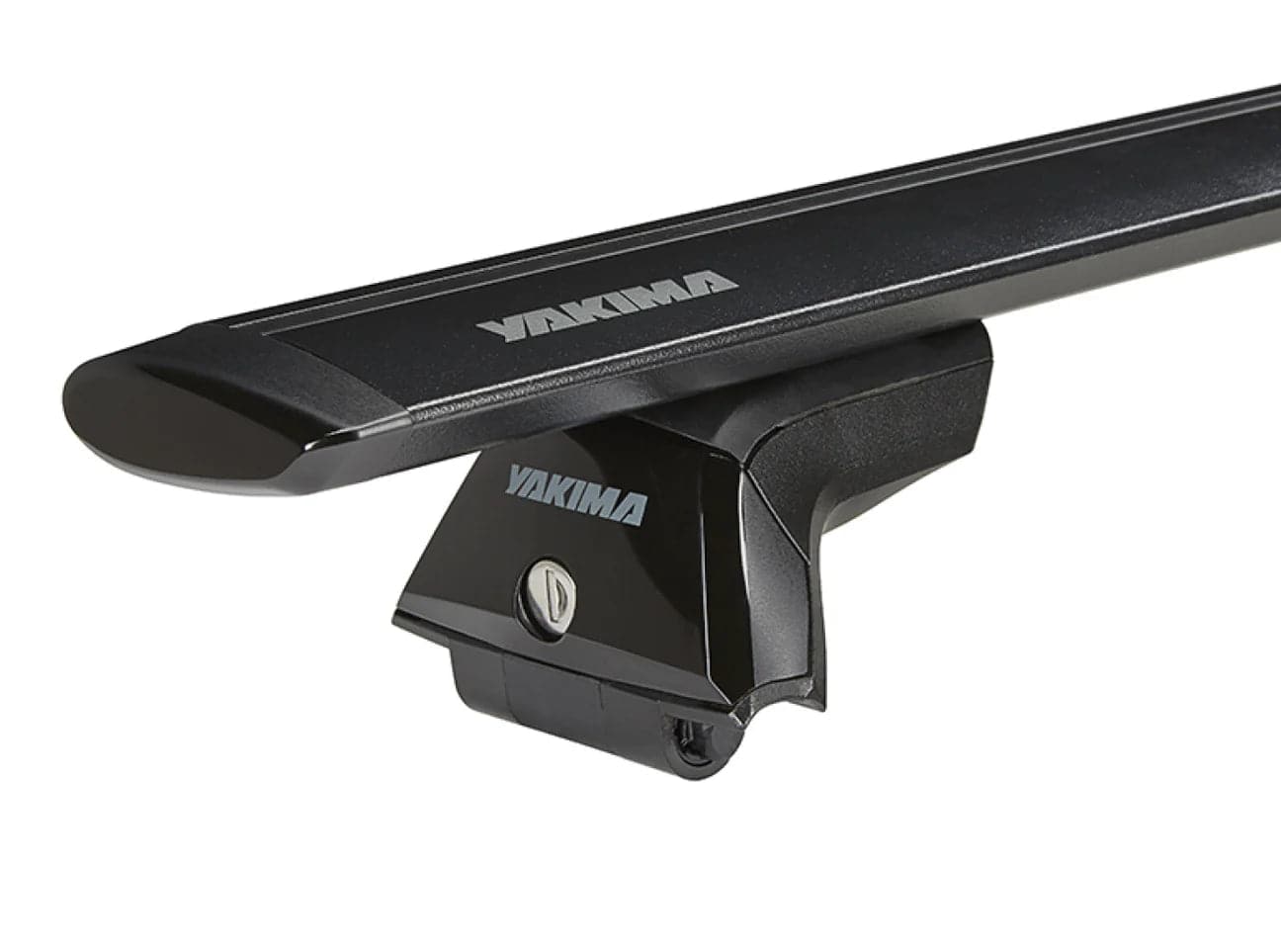 Featuring the Skyline Tower roof rack manufactured by Yakima shown here from a fifth angle.