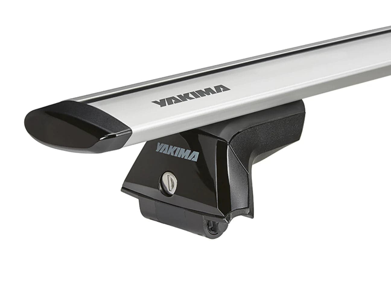 Featuring the Skyline Tower roof rack manufactured by Yakima shown here from a second angle.